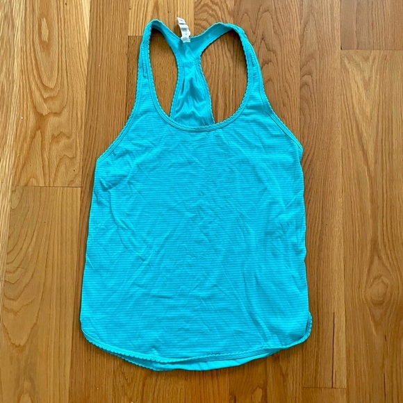 Lululemon 105 F Singlet Tank in Teal Blue - Picture 6 of 9